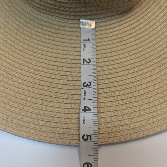 J CREW 100% Paper Straw Floppy Wide Brim Sun Hat - Picture 3 of 6